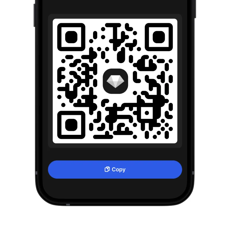 Scanning the TRC-20 deposit QR code and verifying the 34-character wallet address